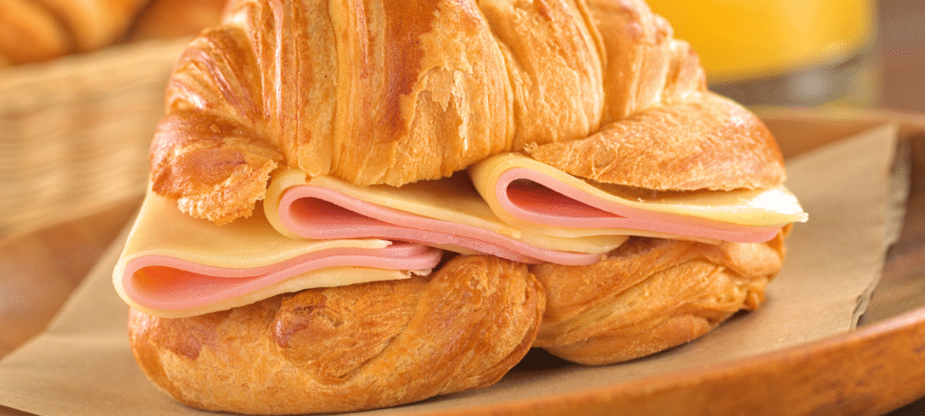 glazed ham and gruyere croissant bake glazed ham and gruyere croissant bake