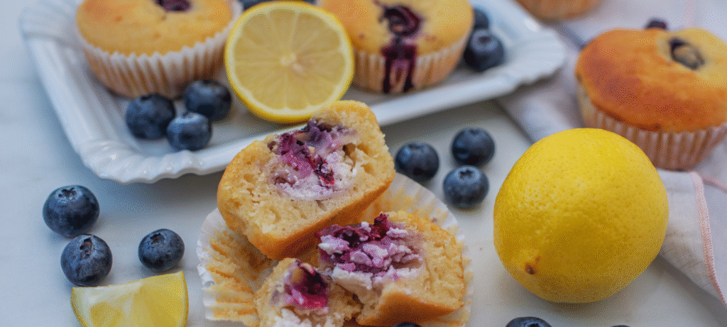 lemon ricotta blueberry muffins lemon ricotta blueberry muffins