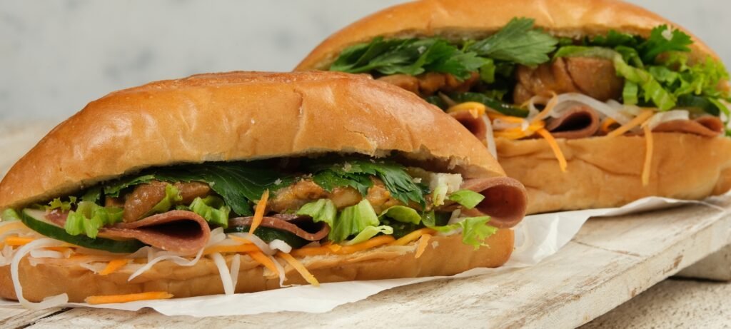 pickled veggie banh mi featured image