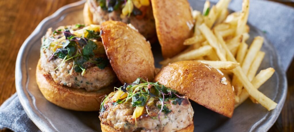sage apple turkey burgers featured image