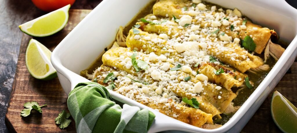 veggie enchiladas featured image