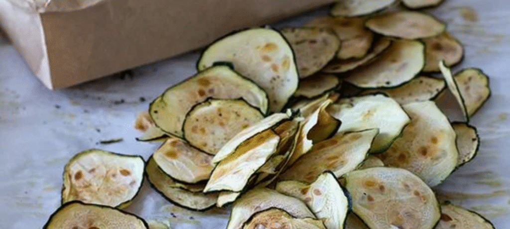 whole30 zucchini chips featured image