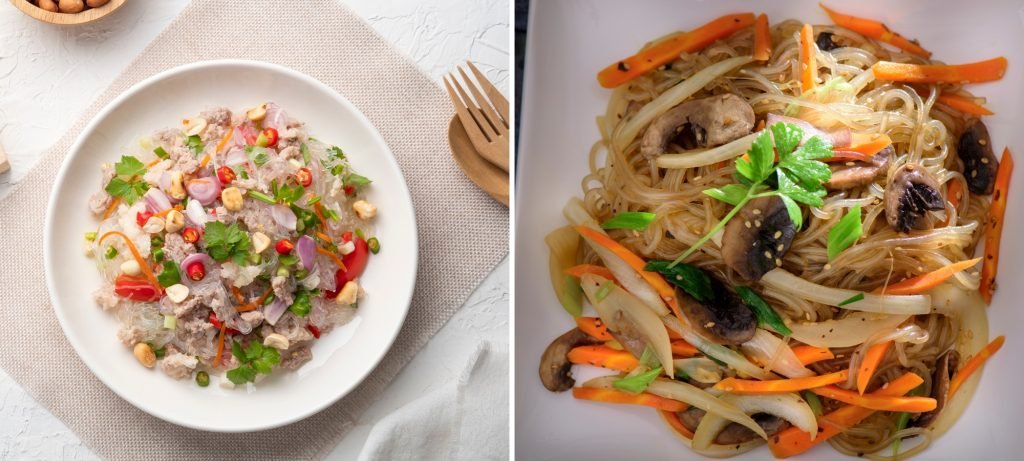 Glass noodles variations