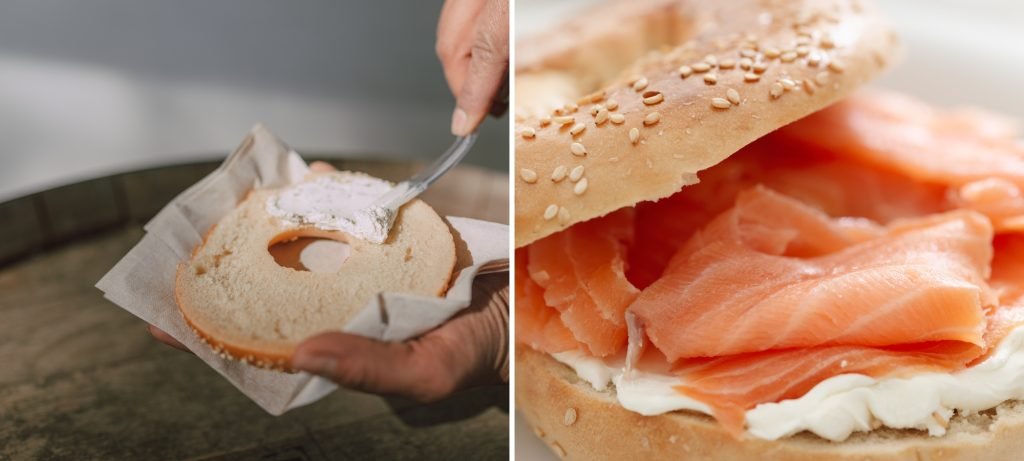 how to make lox bagel