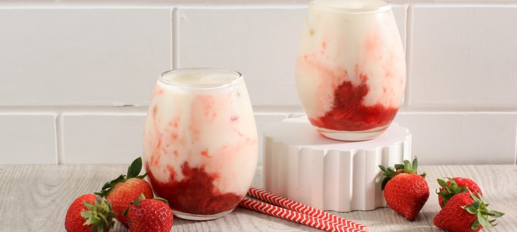 Homemade Strawberry Milk featured image