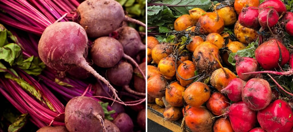 Ingredients Red and Gold Beet Salad