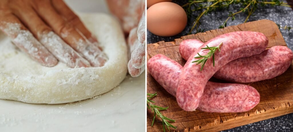 how to make sausage mushroom pizza