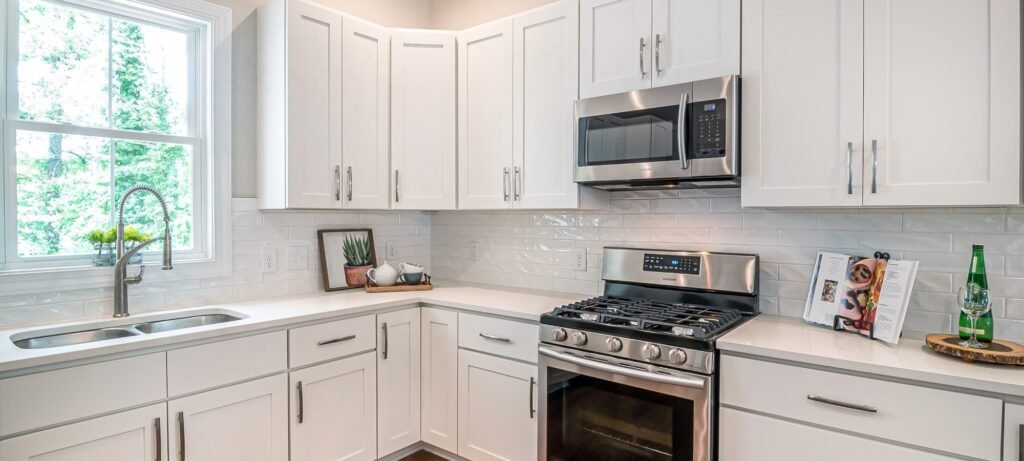 whitewash kitchen cabinets