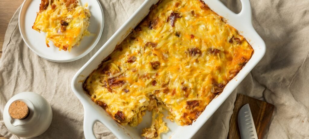 baked egg casserole featured image