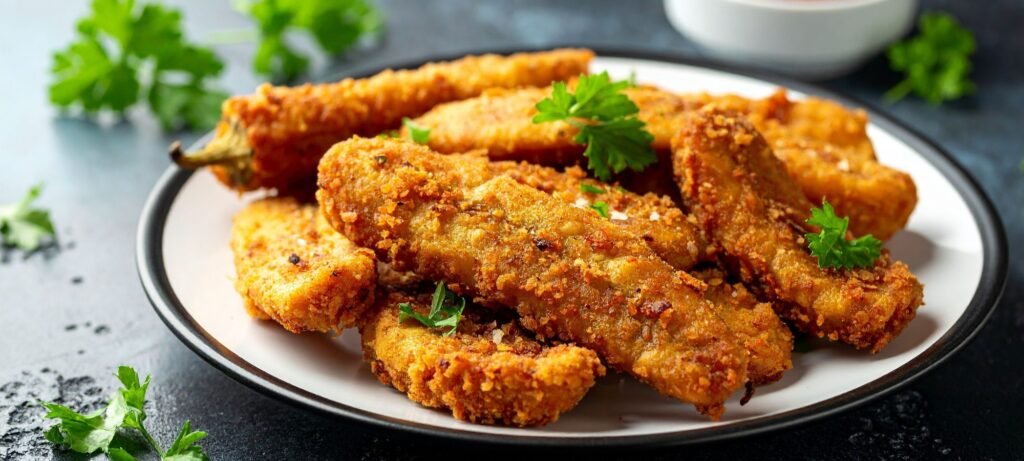 eggplant fries recipe featured image