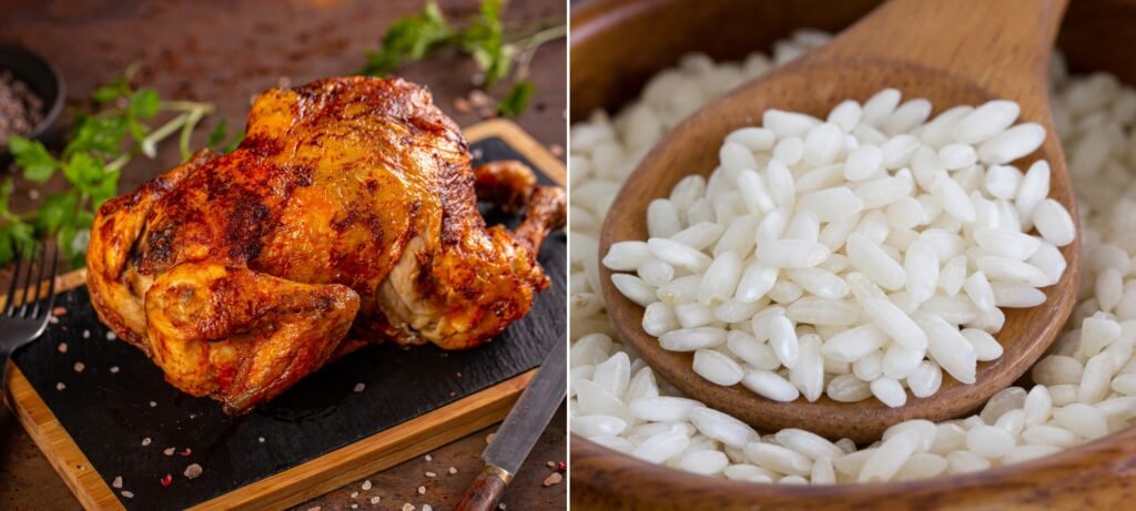 how to make rotisserie chicken risotto