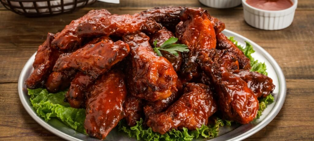sweet korean chicken wings featured image