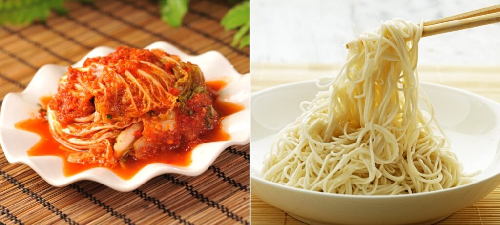 how to make kimchi noodles