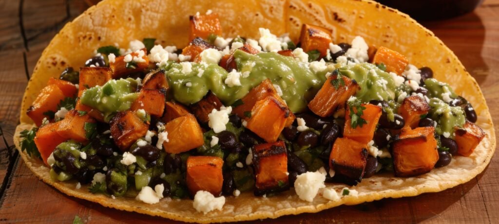 sweet potato black bean tacos